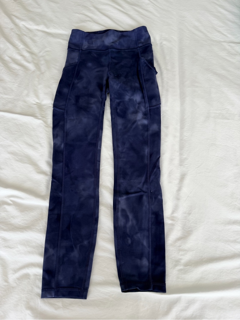 lululemon athletica Navy Tie-Dye Leggings